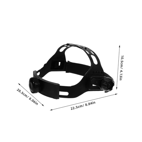 SOLUSTRE 2個 溶接 溶接フードの付属品 溶接ヘルメット部品 溶接ヘルメットのヘッドギア 溶接ヘルメット汗止めバンド 溶接ヘルメット アクセサリー Abs Black