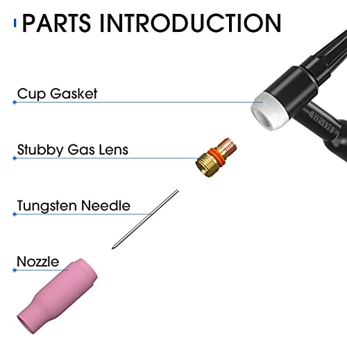 ANDELI LIFT TIG溶接トーチ 140Amp WP-17V溶接機トーチ TIG溶接ガン TIG溶接装置ツール ANDELI MIG-250ME MCT-416用