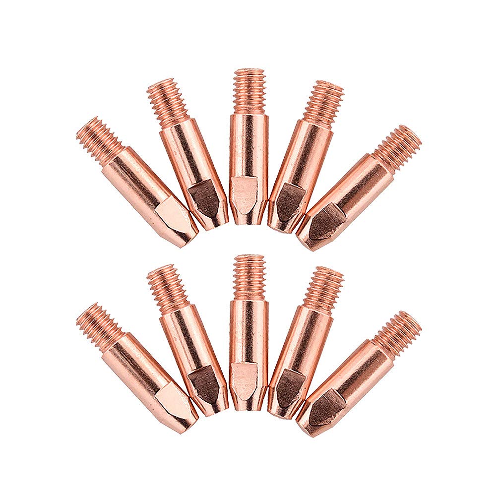 HAIGE(ハイガー) 溶接機 コンタクトチップ 0.9mm 10個 セット 半自動 HG-MAGMMA-100A YS-MIG100 YS-MIG200用 YS-MIG100NP005 YOTUKA