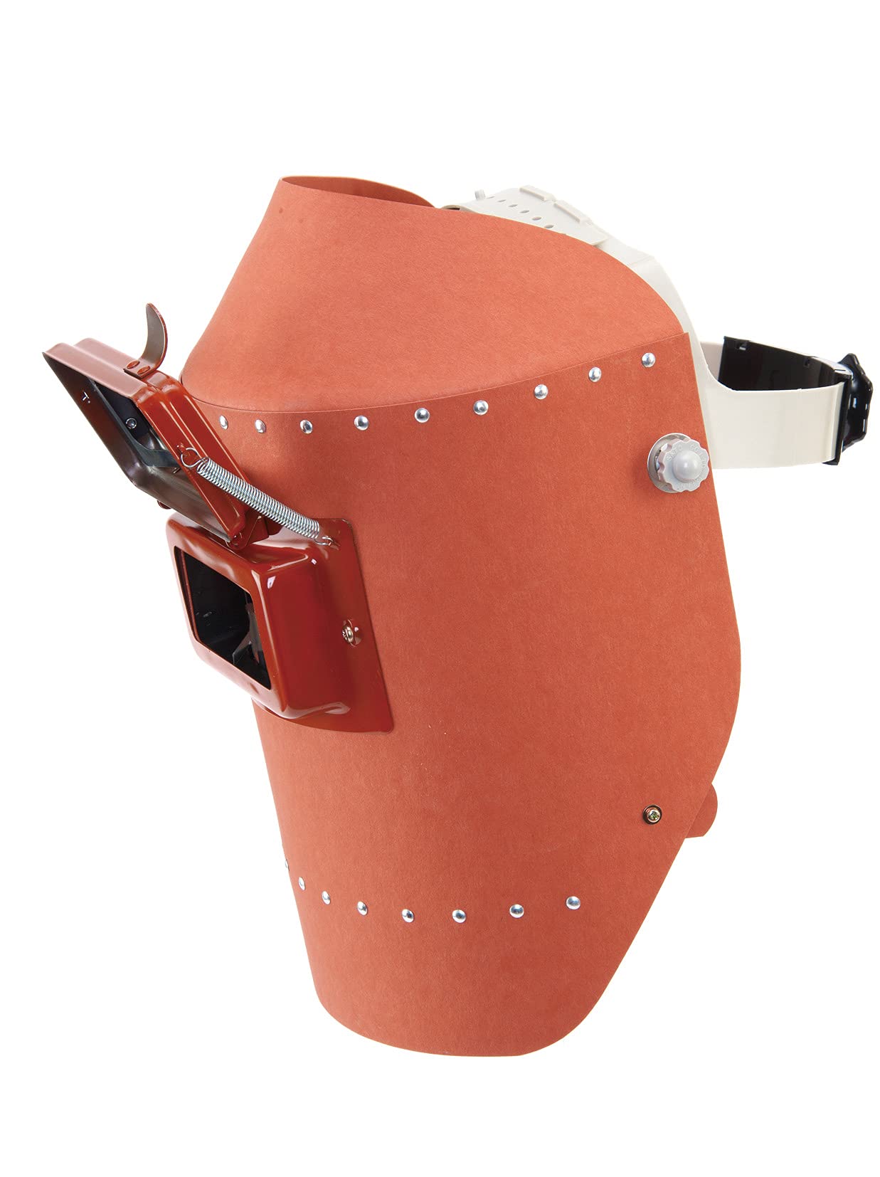 NIKKO溶接面 NSG-8A 直接頭にかぶる ギアバンド 開閉窓 バルカナイズドファイバー紙製 熔接 DIY 日本製（106-1106）