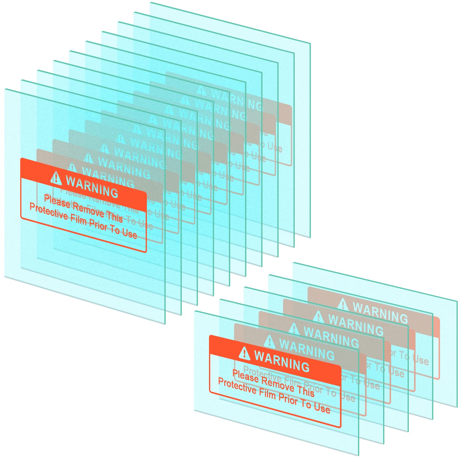 ANDELI 溶接面バープレート 交換用 溶接用保護プレート 内側 外側保護プレート セット (ADLDH9242溶接面)